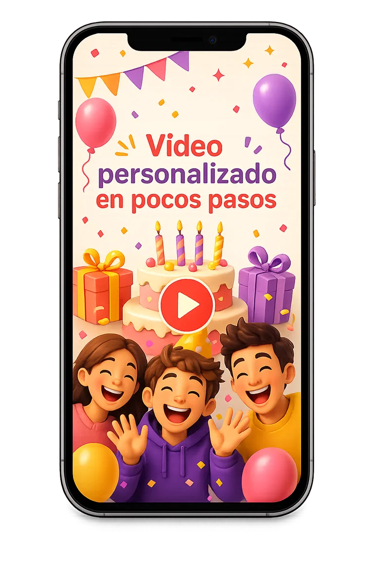 Ilustración de vídeo personalizado en pocos pasos