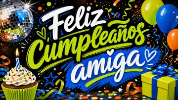 Imagen de cumpleaños  Amiga, Original, General