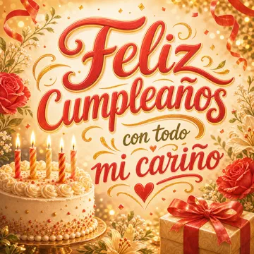 Imagen de cumpleaños  General, Carinosa