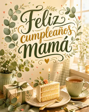 Imagen de cumpleaños  Mama, Emotiva, General