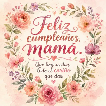 Imagen de cumpleaños  Mama, Carinosa, General