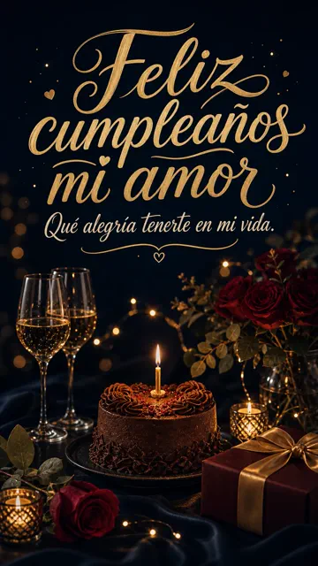 Imagen de cumpleaños  Amor Pareja, Original, General