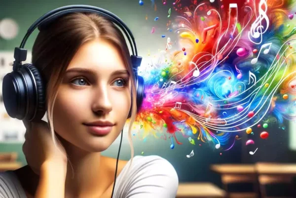 Escuchando musica de cumpleanos