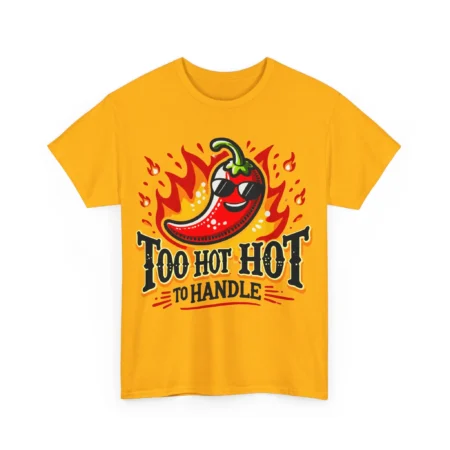 Too Hot to Handle: Spicy Pepper Fun - Unisex Heavy Cotton Tee